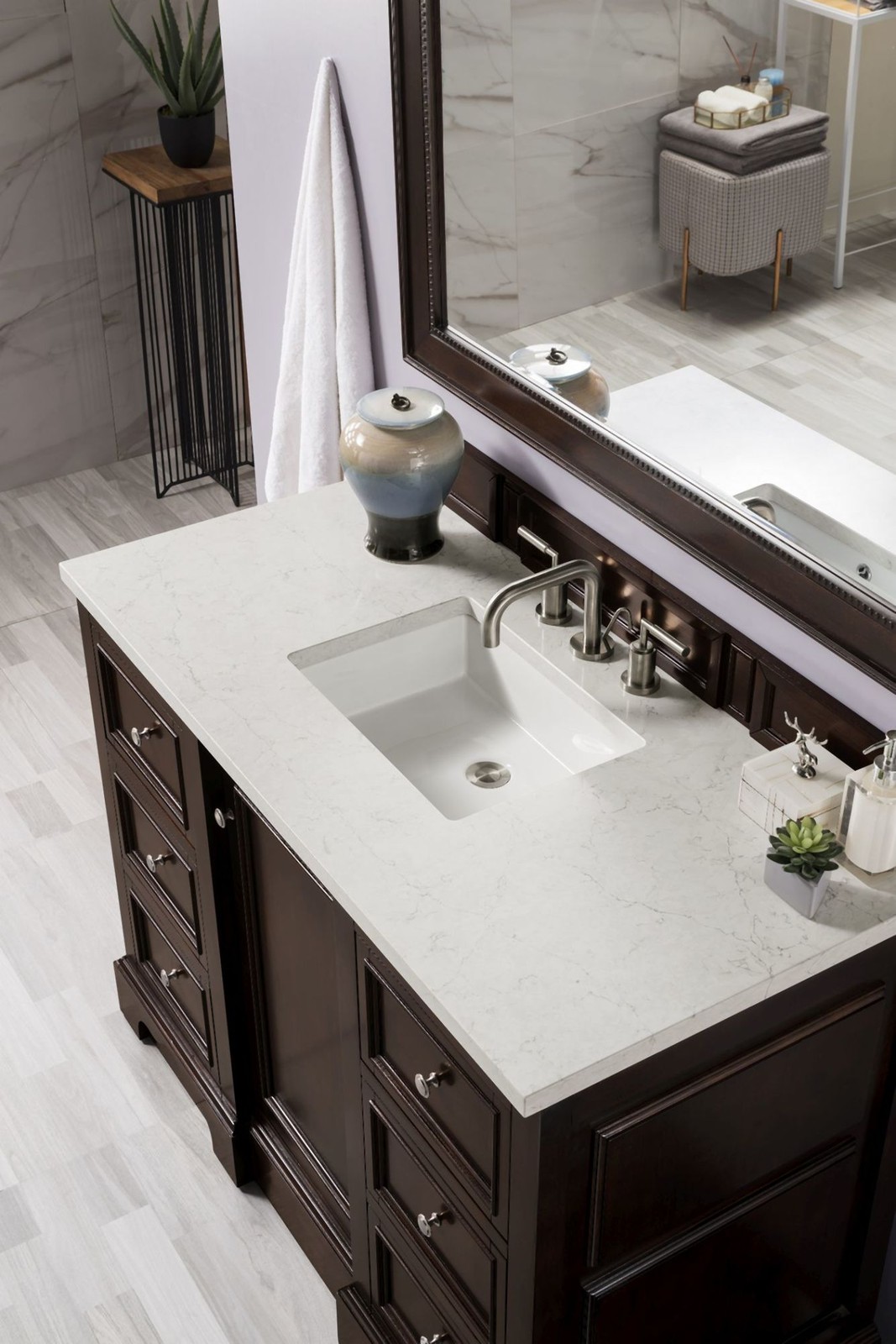 James Martin Vanities 825-V48-3EJP De Soto 48″ – White