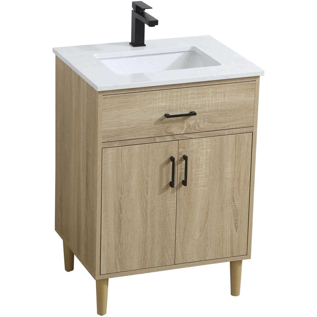 Elegant Lighting VF25024MW Chandler Vanity Mango Wood