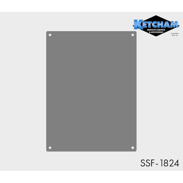 Ketcham Ssf-1824 18″ X 24″ Stainless Steel Washroom Mirror