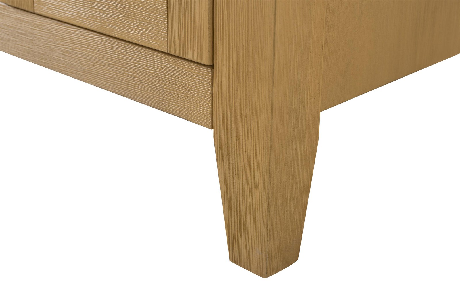 Design Element Burbank 36″ Single Sink Oak Bath Vanity with White Quartz Top