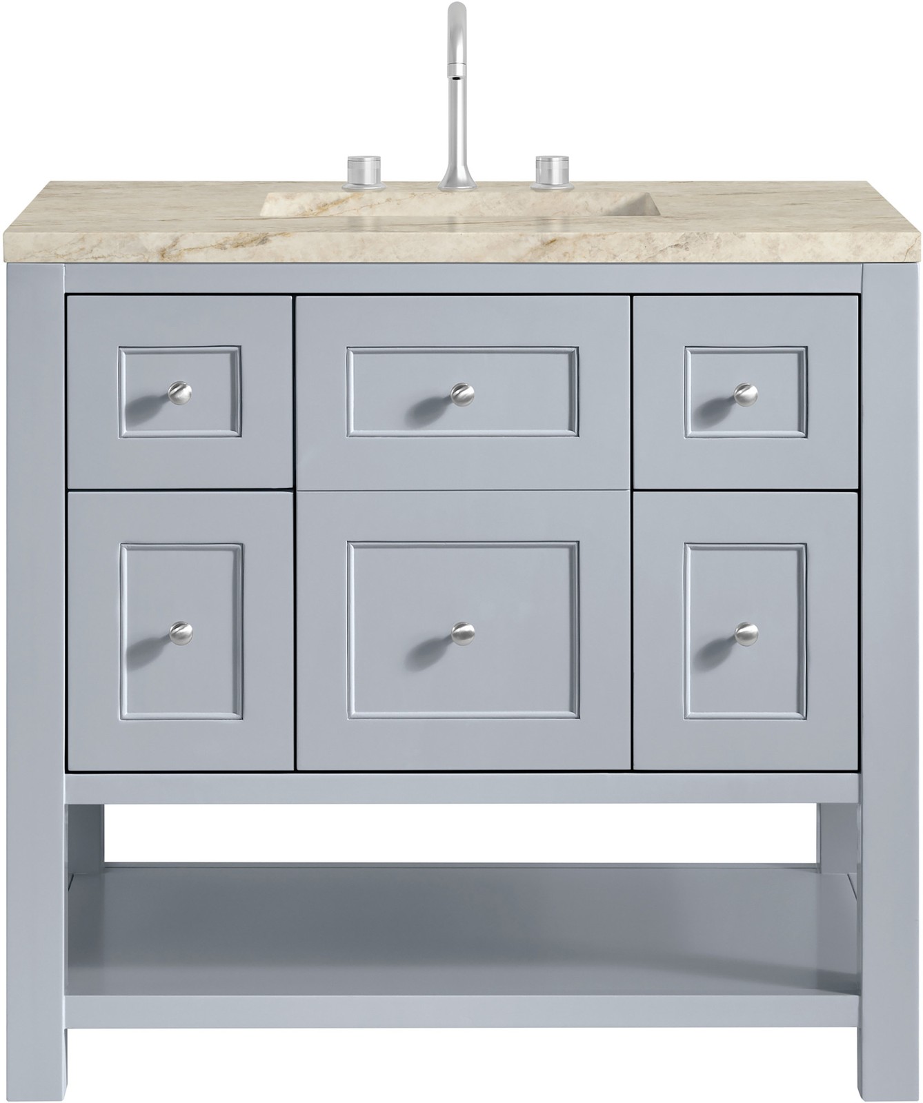 James Martin Vanities 330-V36-3TJR Breckenridge 36″ – Serenity Blue