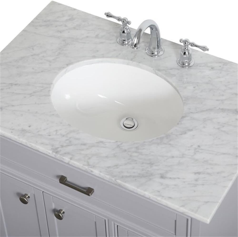 Elegant Lighting – VF15032GR – 32 Inch Single Bathroom Vanity in Grey