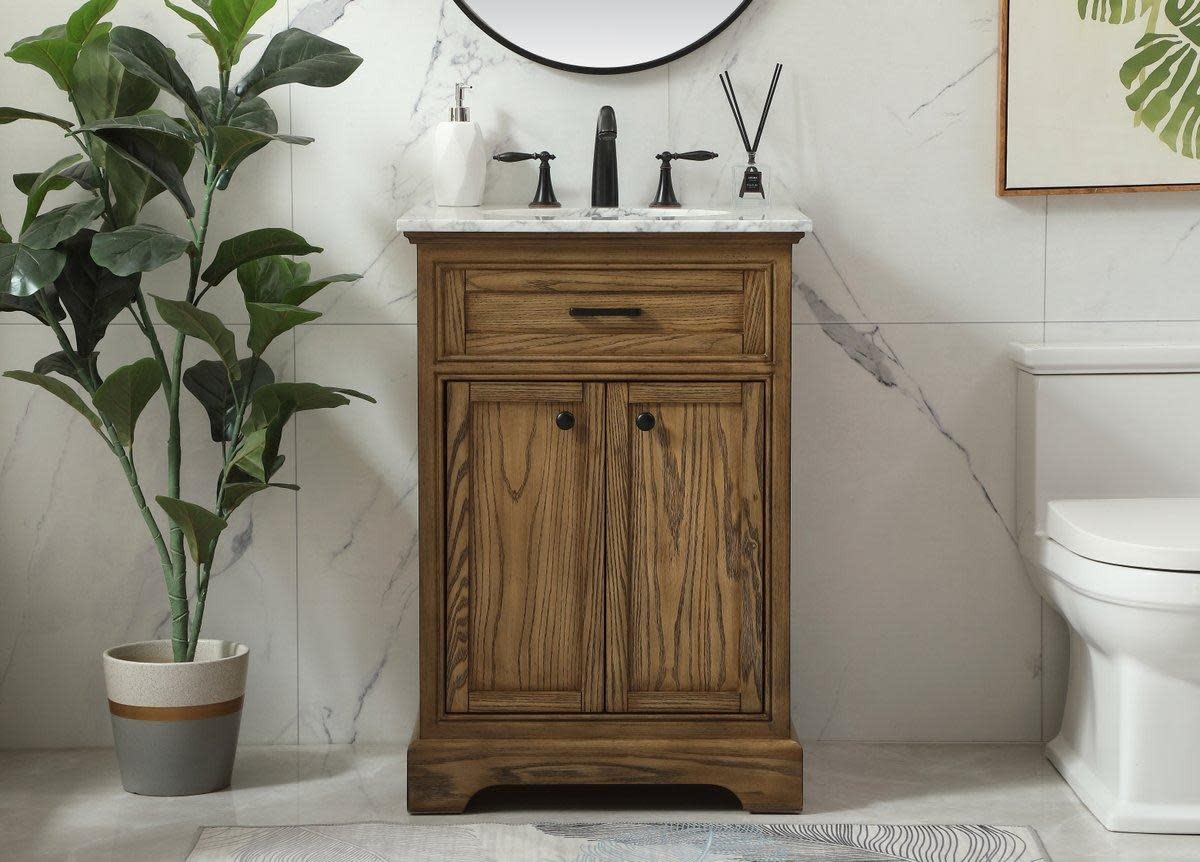 Elegant Lighting VF15024WH Americana 24″ – Wood