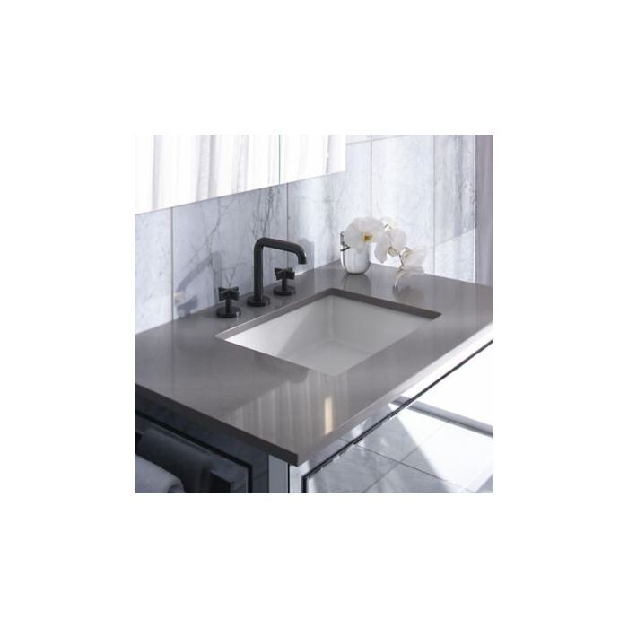 Robern TF31UCO93-8 31″ Stone Vanity Top with Three Holes Center Integrated Sink