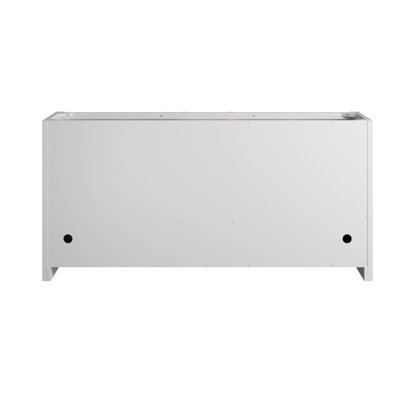 72″ James Martin Bellshire 660-V72-BW-3VSL Double Vanity Cabinet Silver Top