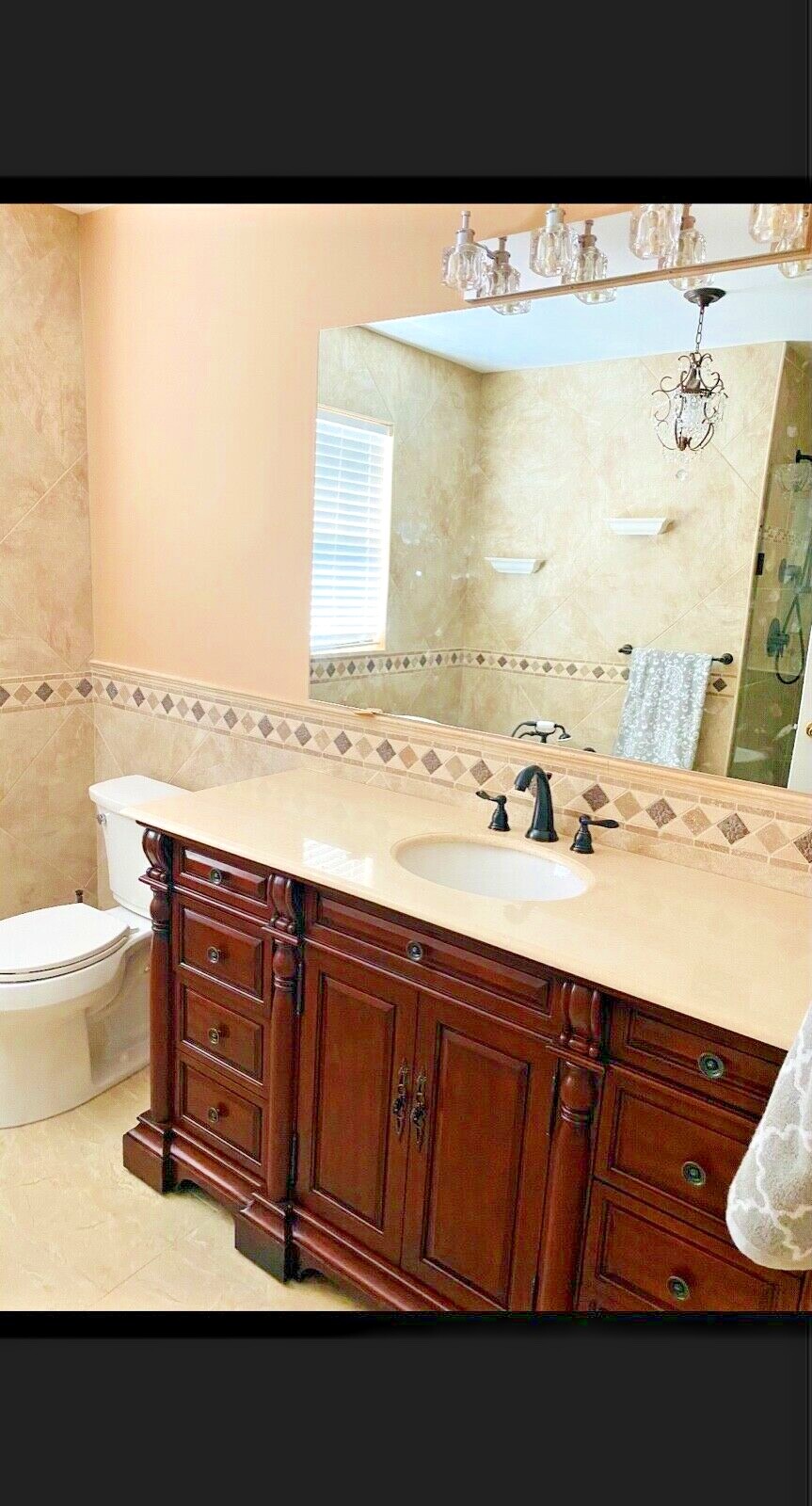 62’ single vanity
