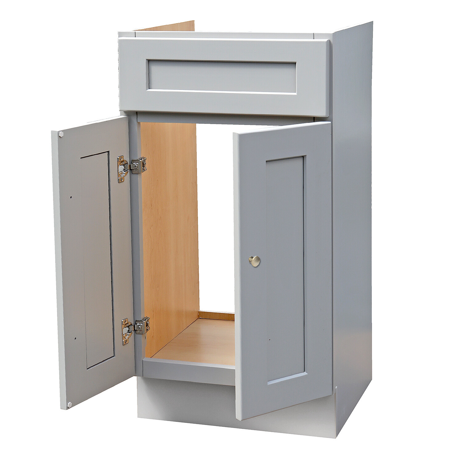 18 x 16 Gray Shaker Bathroom Vanity