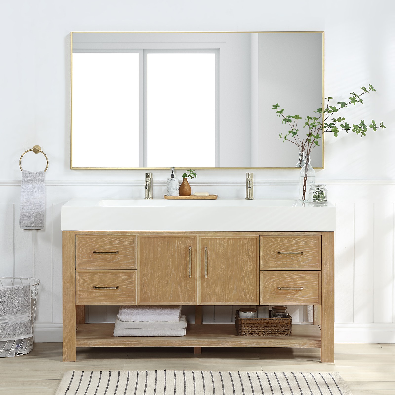 Miseno MV-NM-VERA60-WHT Vera 60″ – Washed Ash Grey
