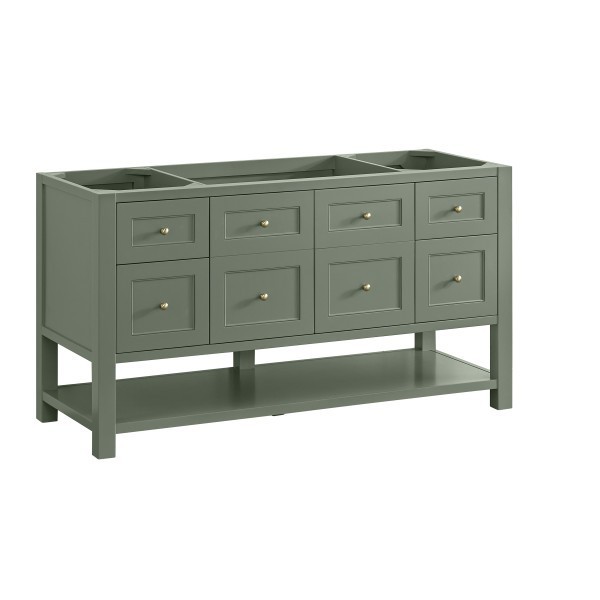 60in James Martin Breckenridge 330-V60S-SC Single Vanity, Smokey Celadon