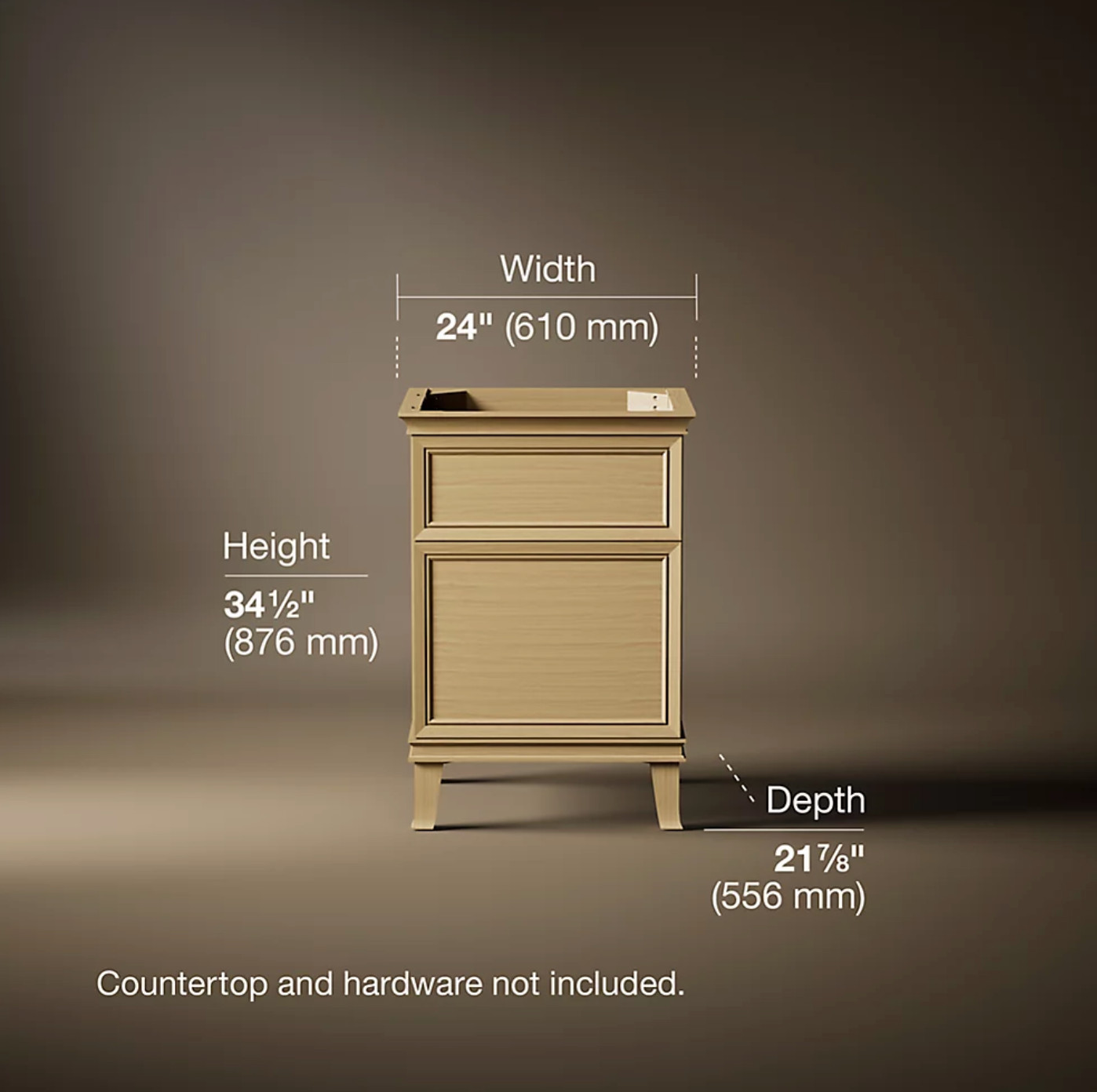 Artifacts™ 24″ bathroom vanity cabinet K-29469-WEK – Light Oak Retail $1569 NIB