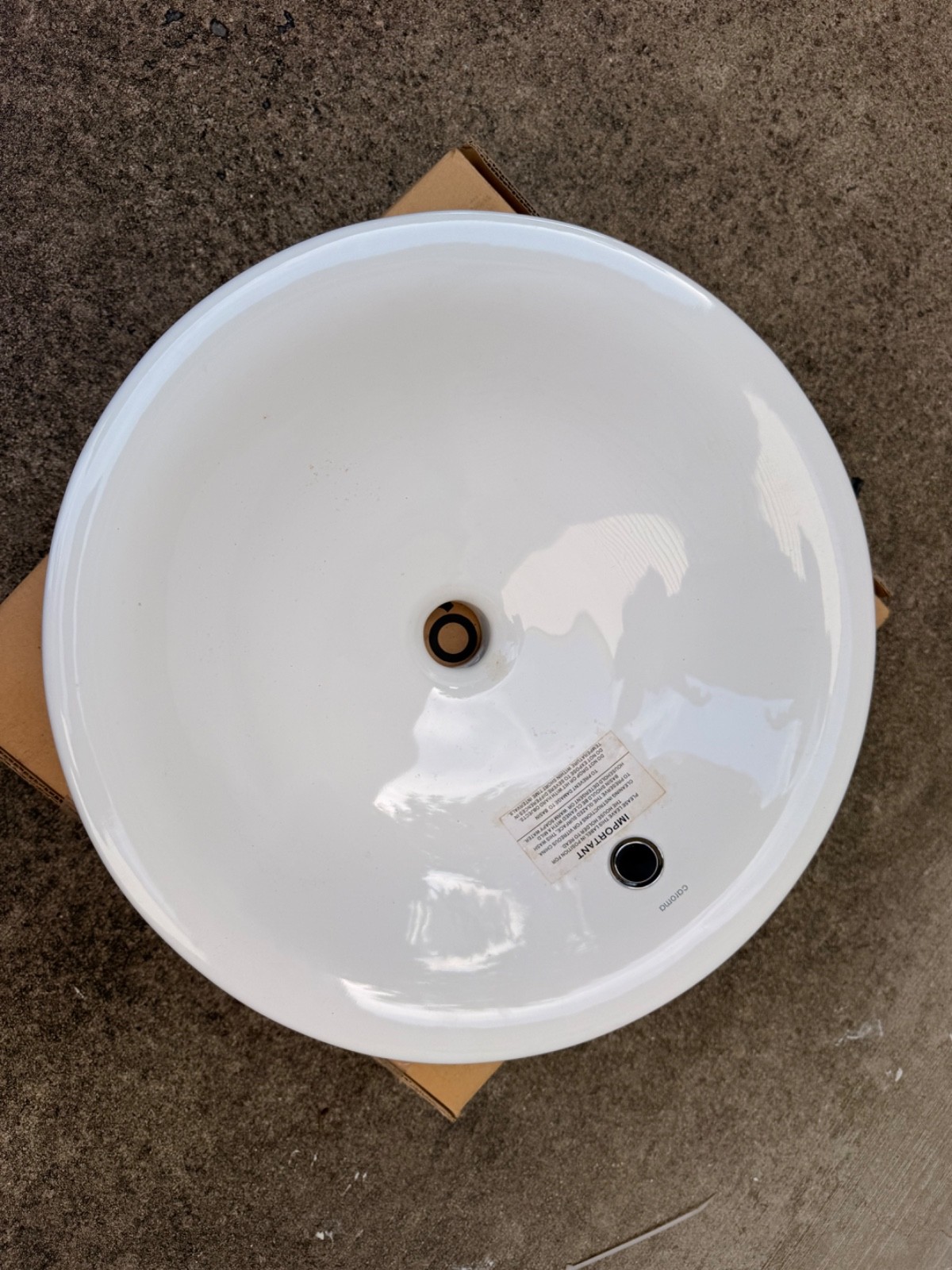 Basin Caroma Adelaide Vitreous