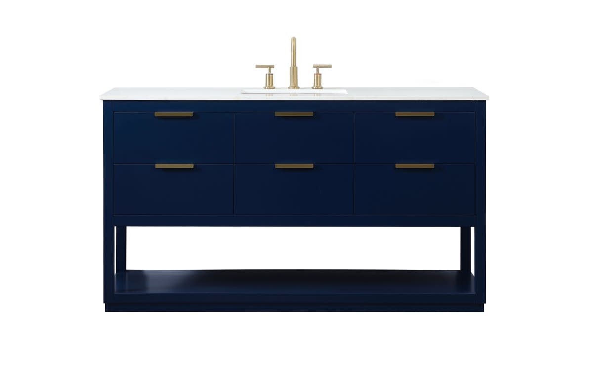 Elegant Lighting VF19260 Larkin 60″ – Blue