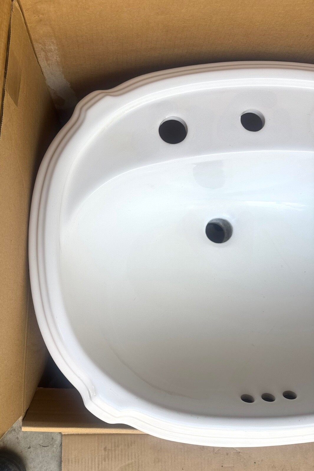 Kohler Portrait Sink White 8 in Spread Discontinued Drop In Bathroom
