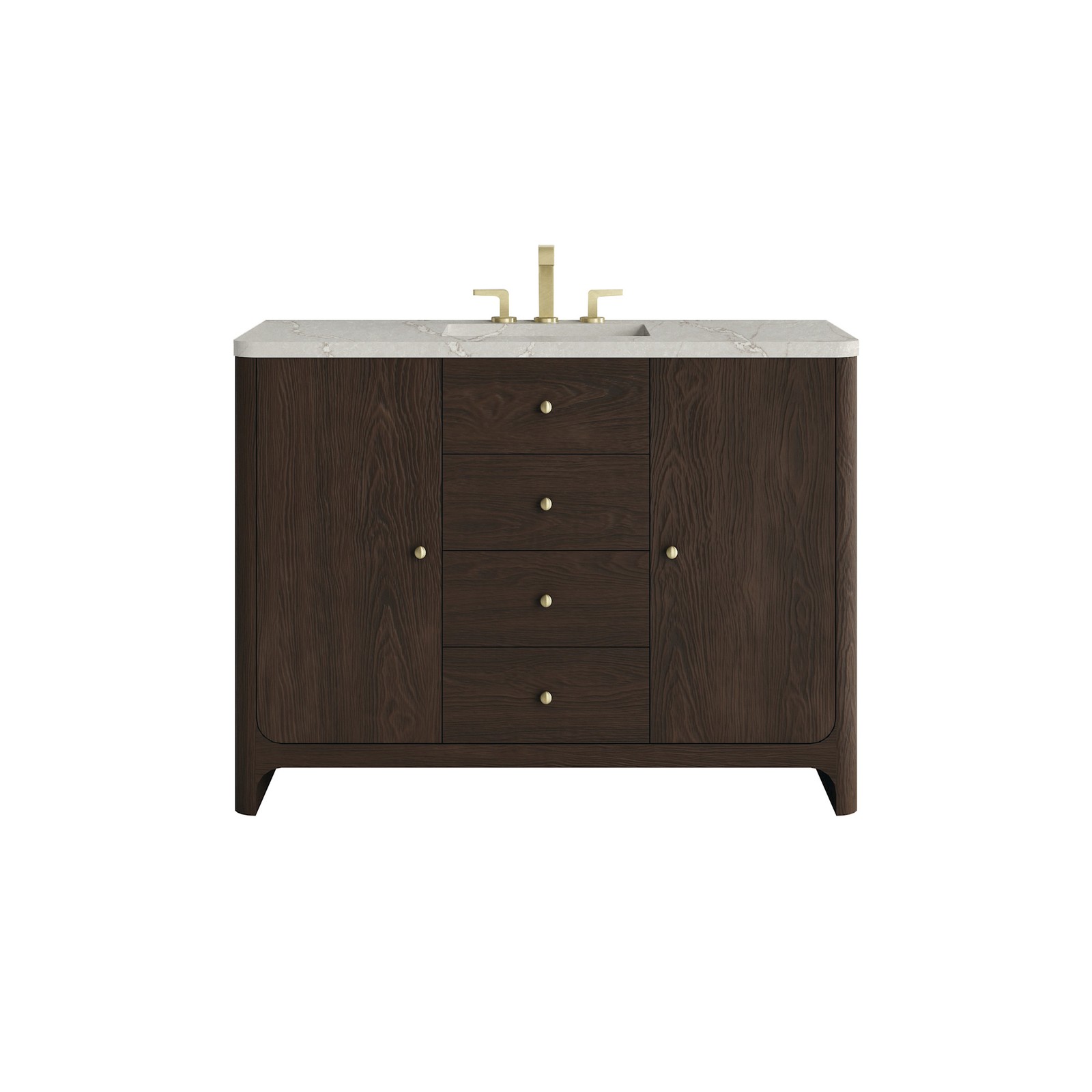 James Martin Vanities D125-V48-FVSL Gracyn 48″ – Sable