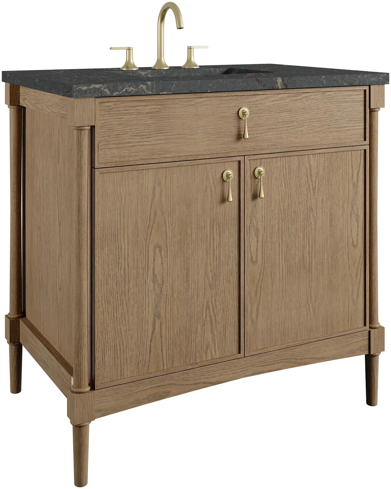 James Martin Vanities D680-V36-3PBL Kinnsden 36″ – Sable Oak