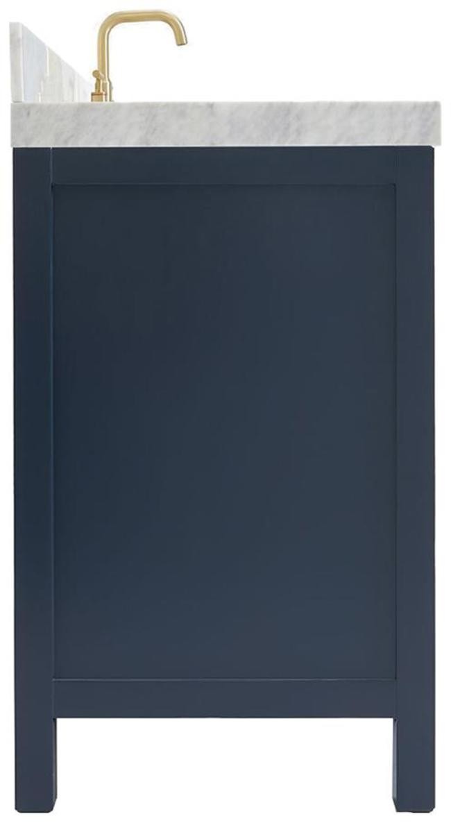 Ariel A042SCW5OVO Cambridge 43″ – Midnight Blue / Italian Carrara Marble Top /