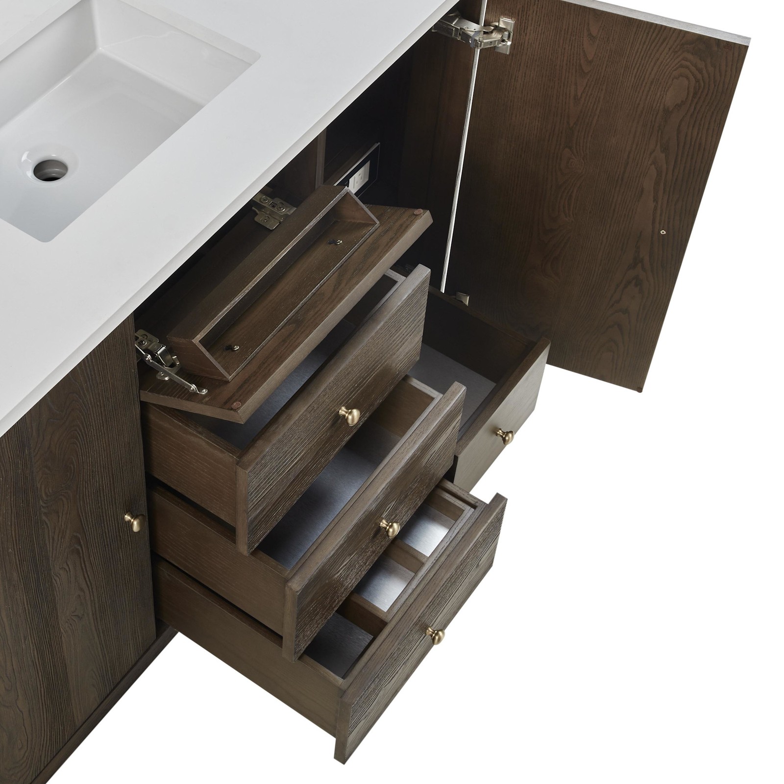 James Martin Vanities D125-V48 Gracyn 48″ – Sable