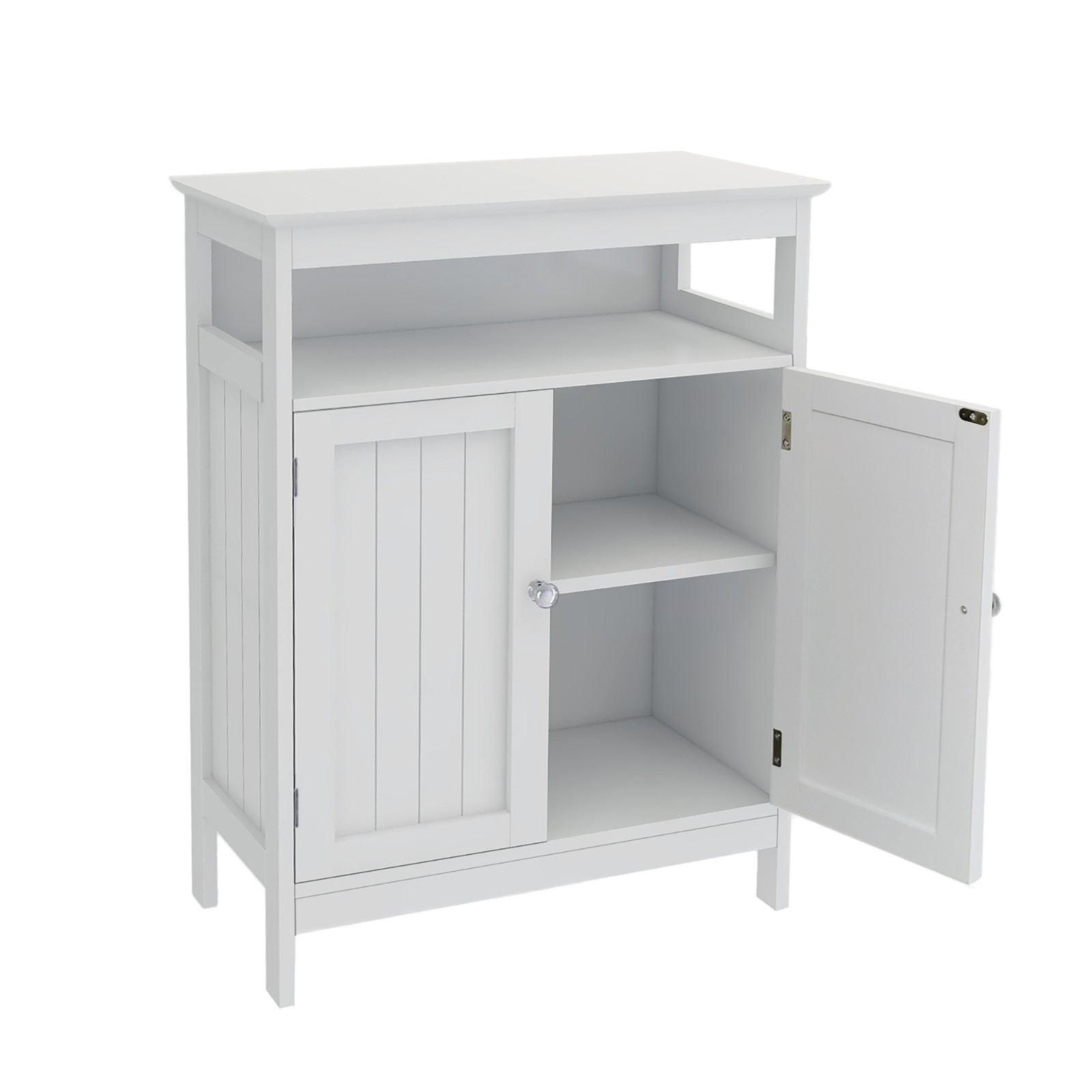 24″Vanity Cabinet For Bathroom Freestanding White Bathroom Vanity Organizer Rack