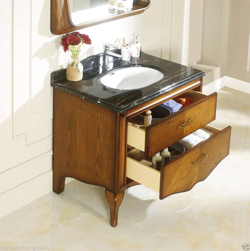Bathroom Vanity – Transitional Bathroom Vanity Set – Single Sink – Alexis – 35″