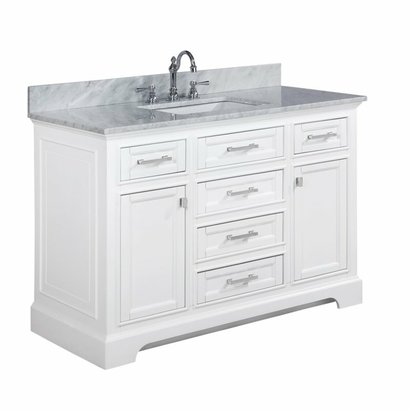 Design Element Group Milano 48″ Single Vanity in White