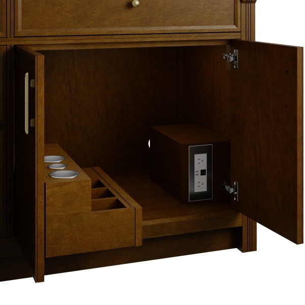 72″ James Martin Bellshire 660-V72-HNO Double Vanity Cabinet Honey Oak
