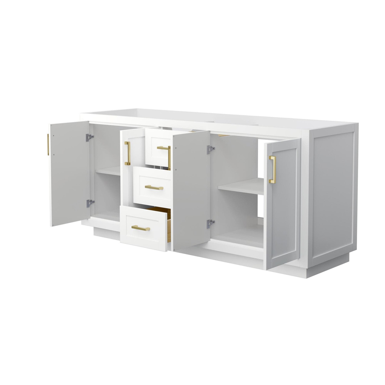 Wyndham Collection WCF2929-72D-CX-MXX Miranda 71″ Double – Green / Brushed Gold