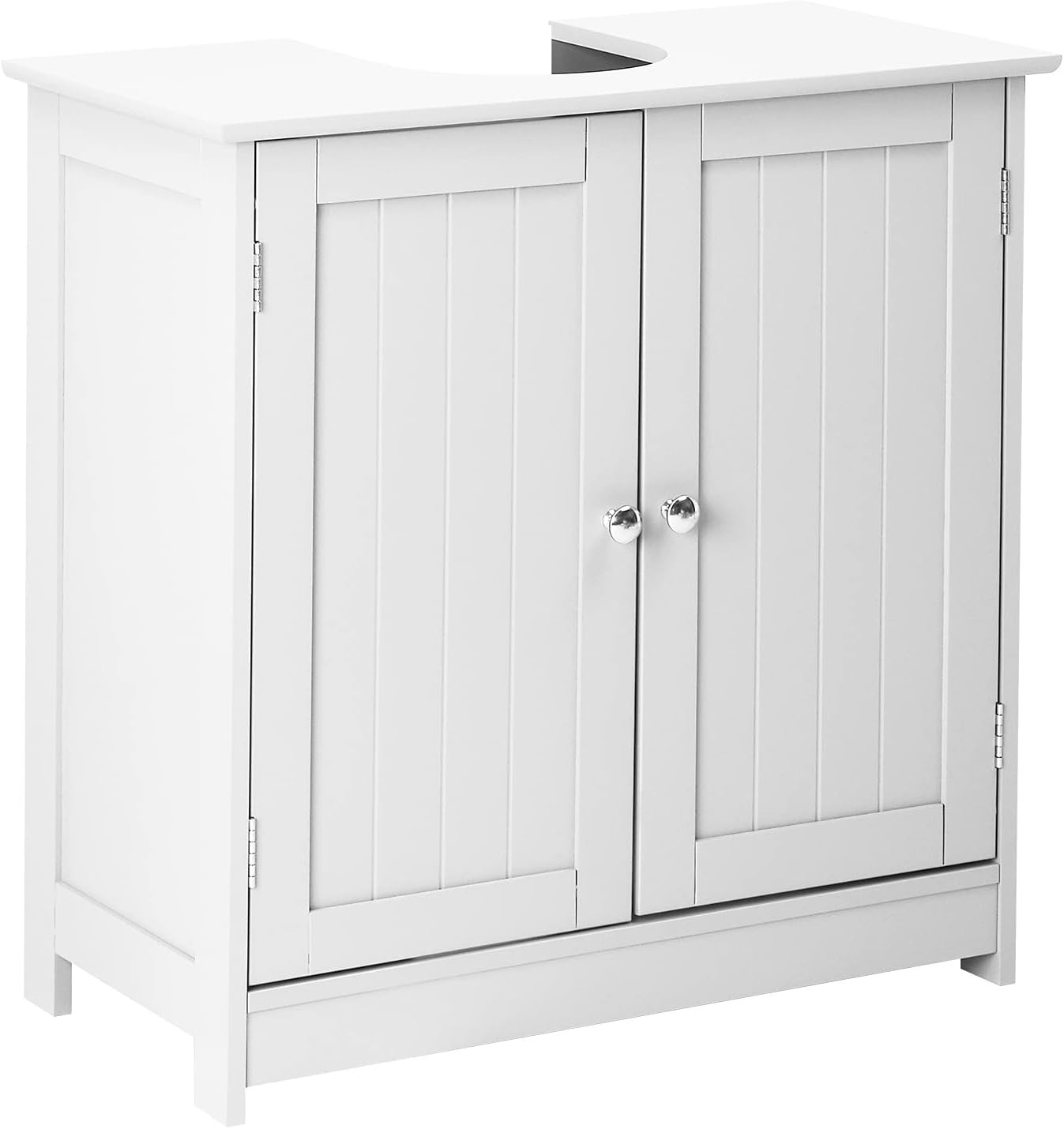 Stylish Under Sink Cabinet with Adjustable Shelves – Easy Assembly for Bathrooms