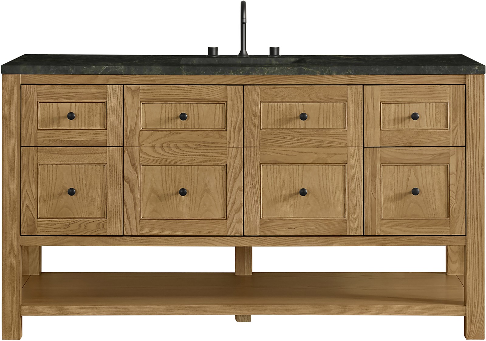 James Martin Vanities 330-V60S-3PHT Breckenridge 60″ – Light Natural Oak
