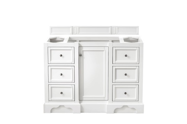 48″ James Martin De Soto 825-V48-BW Single Vanity Cabinet Bright White