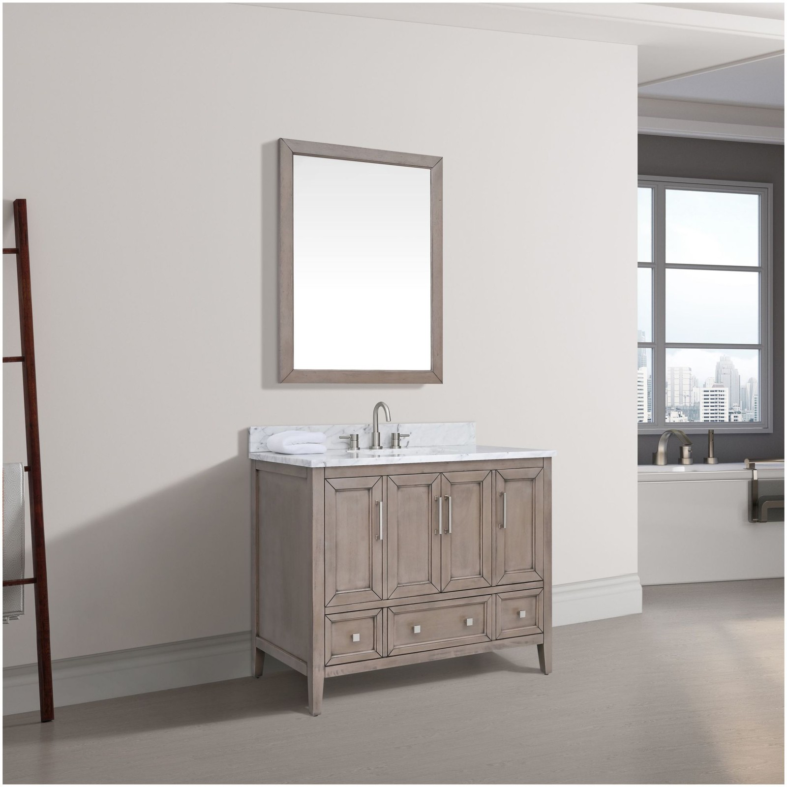 Avanity EVERETTE-VS43-WD-C Everette 42″ Single Basin Vanity Set – MultiColor