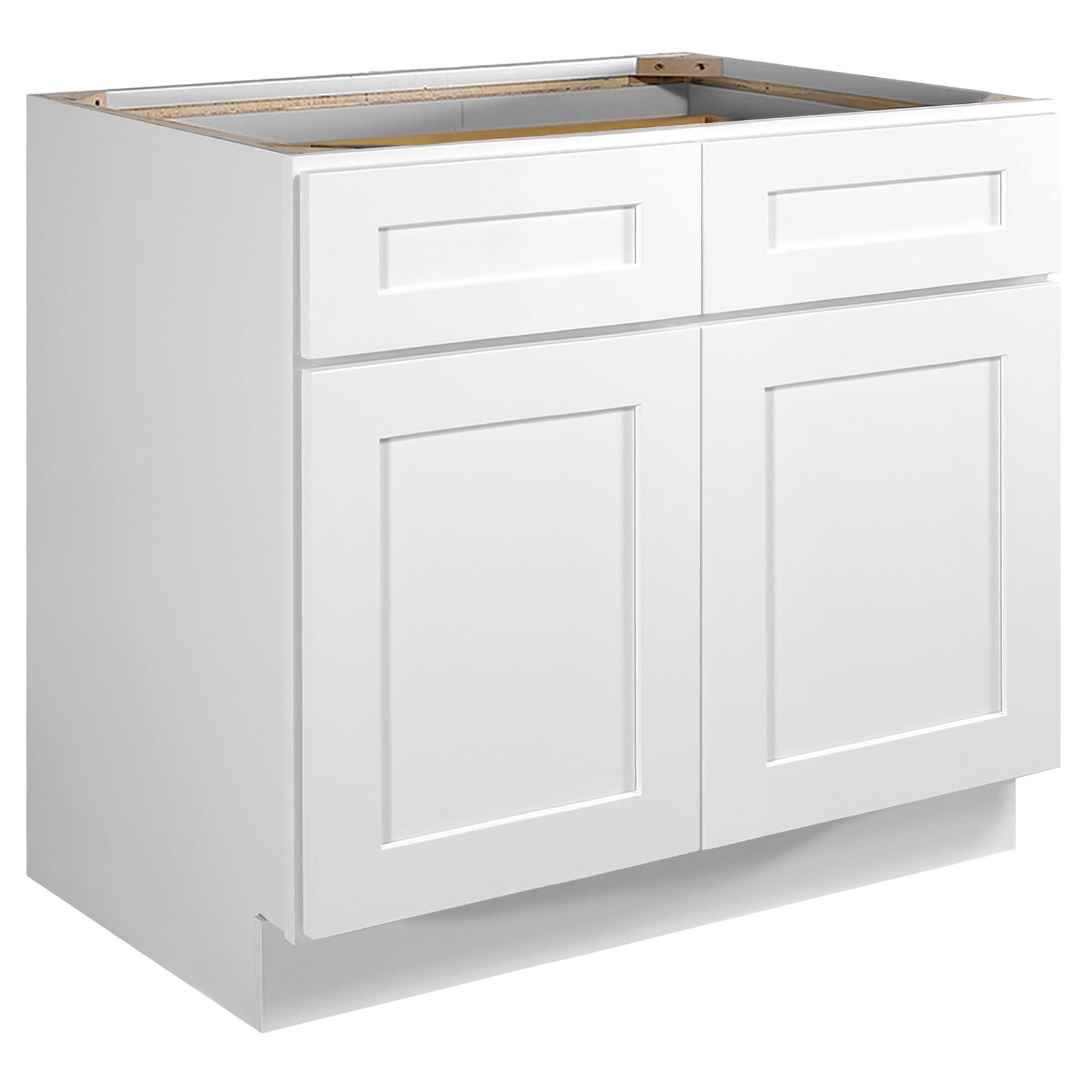 Design House 561415 Brookings 42″W x 34-1/2″H Double Door Base – White
