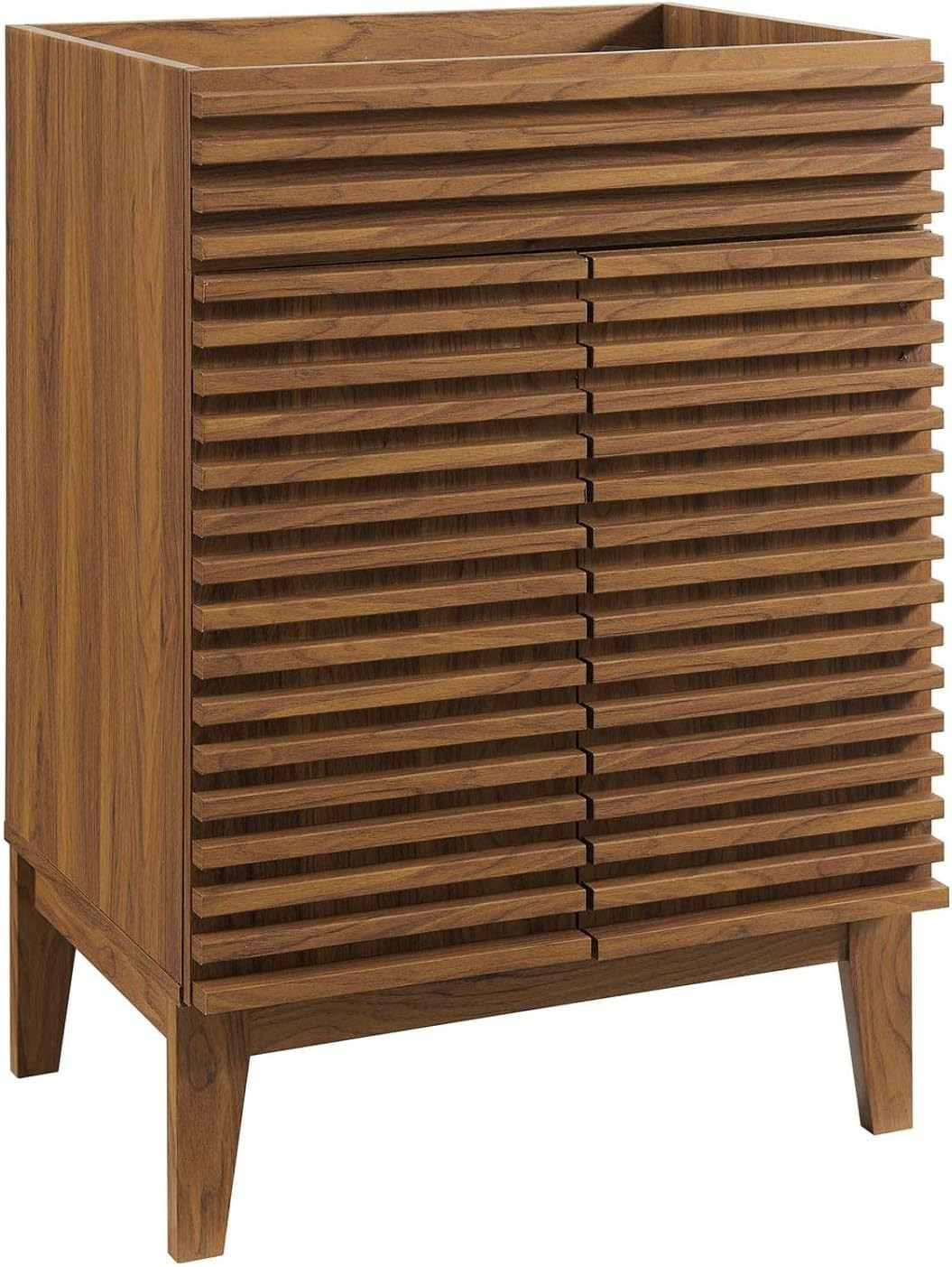 Render 23.5″ Bathroom Vanity in Walnut (Sink Basin Not Included)
