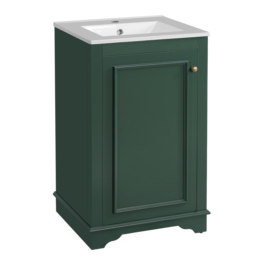 20″ Bathroom Vanity w/Sink, Freestanding Bath Vanity Cabinet for Small Bathroom