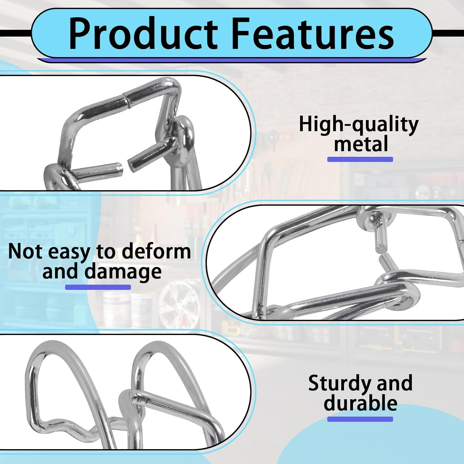 4PCS P538928 Air Cleaner End Cap Metal Clip Latch Clamp Compatible with Dona-Lds