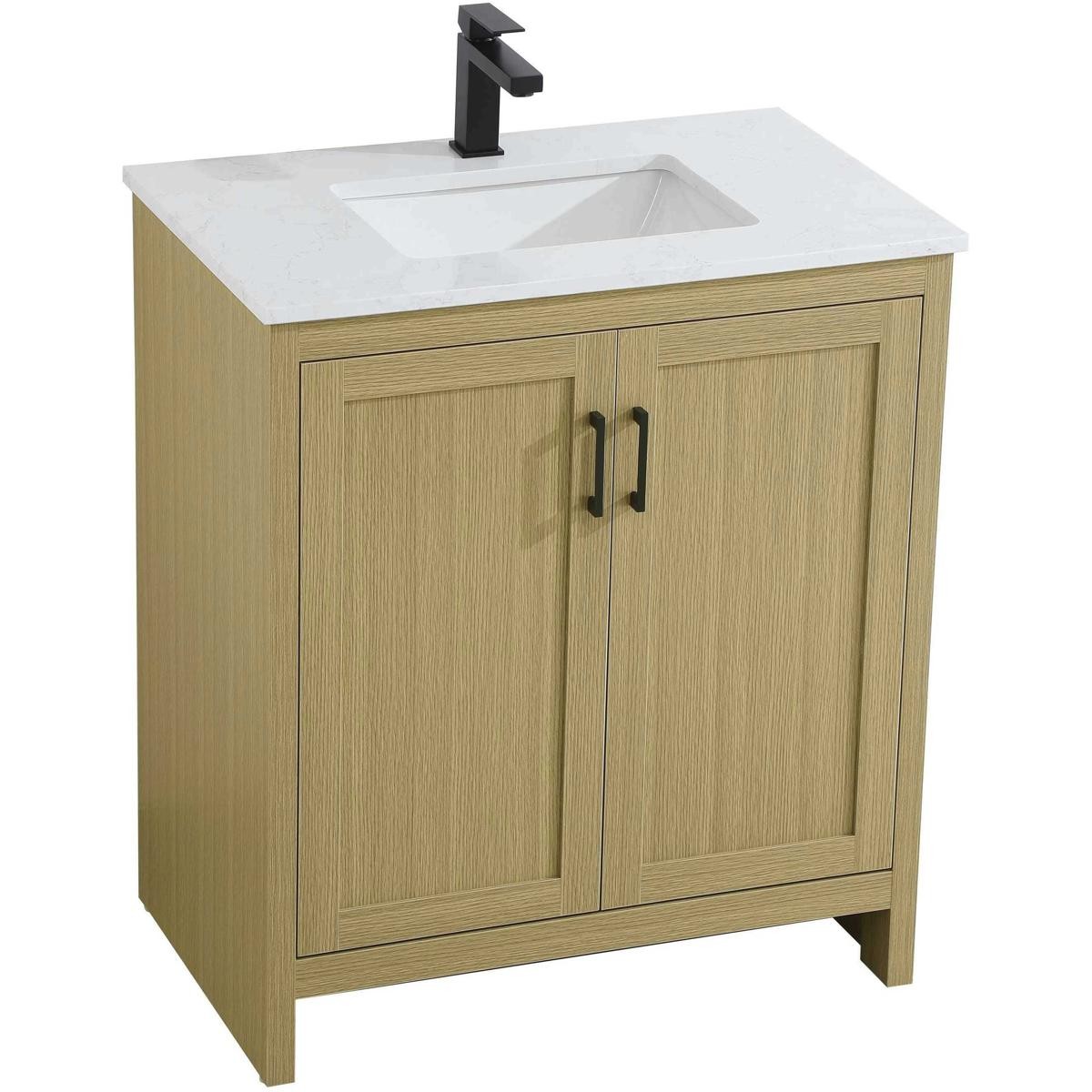 Elegant Lighting VF25130MHB Finnley Vanity Honey Brown