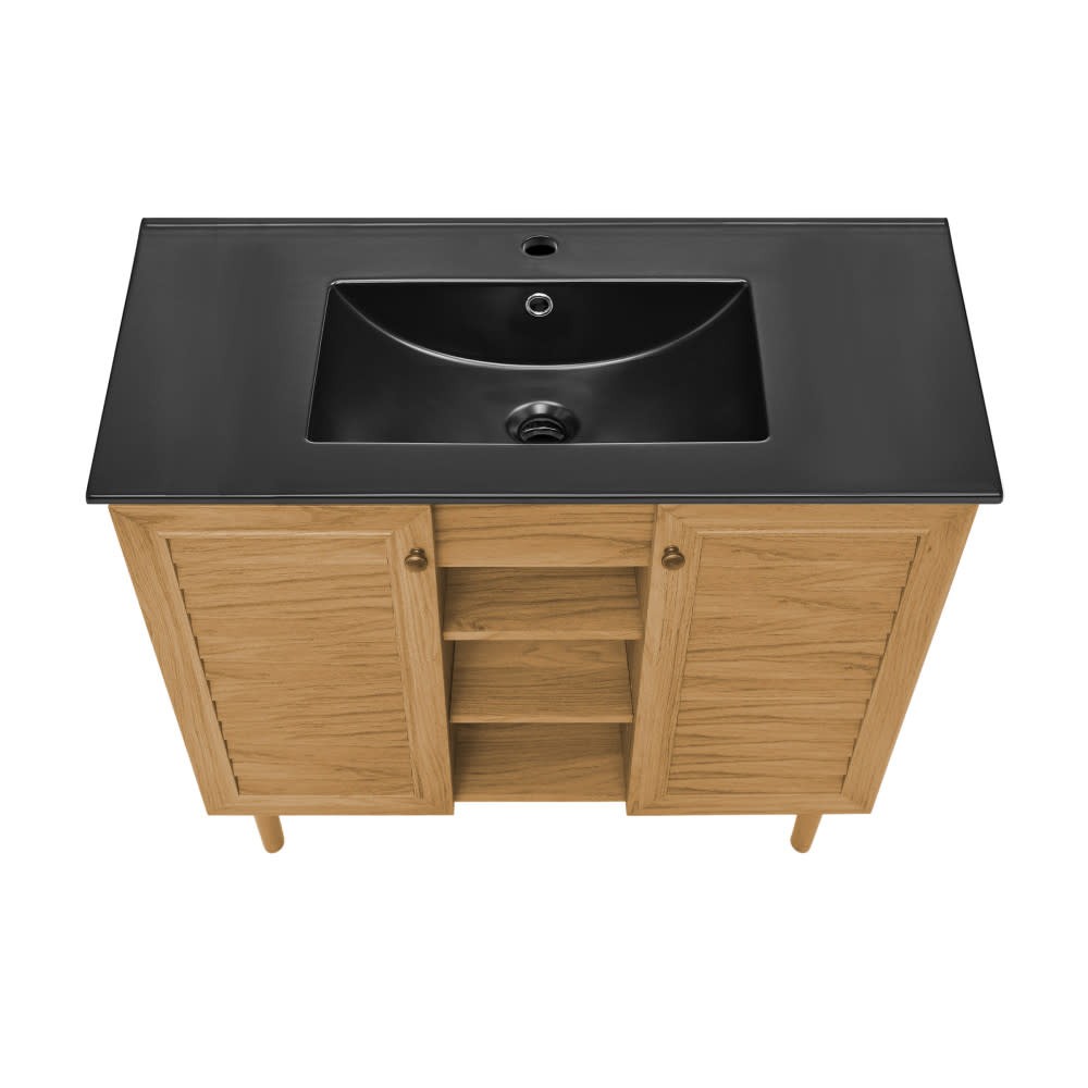 Swiss Madison SM-BV374MB Bron 36″ – Golden Oak / Matte Black