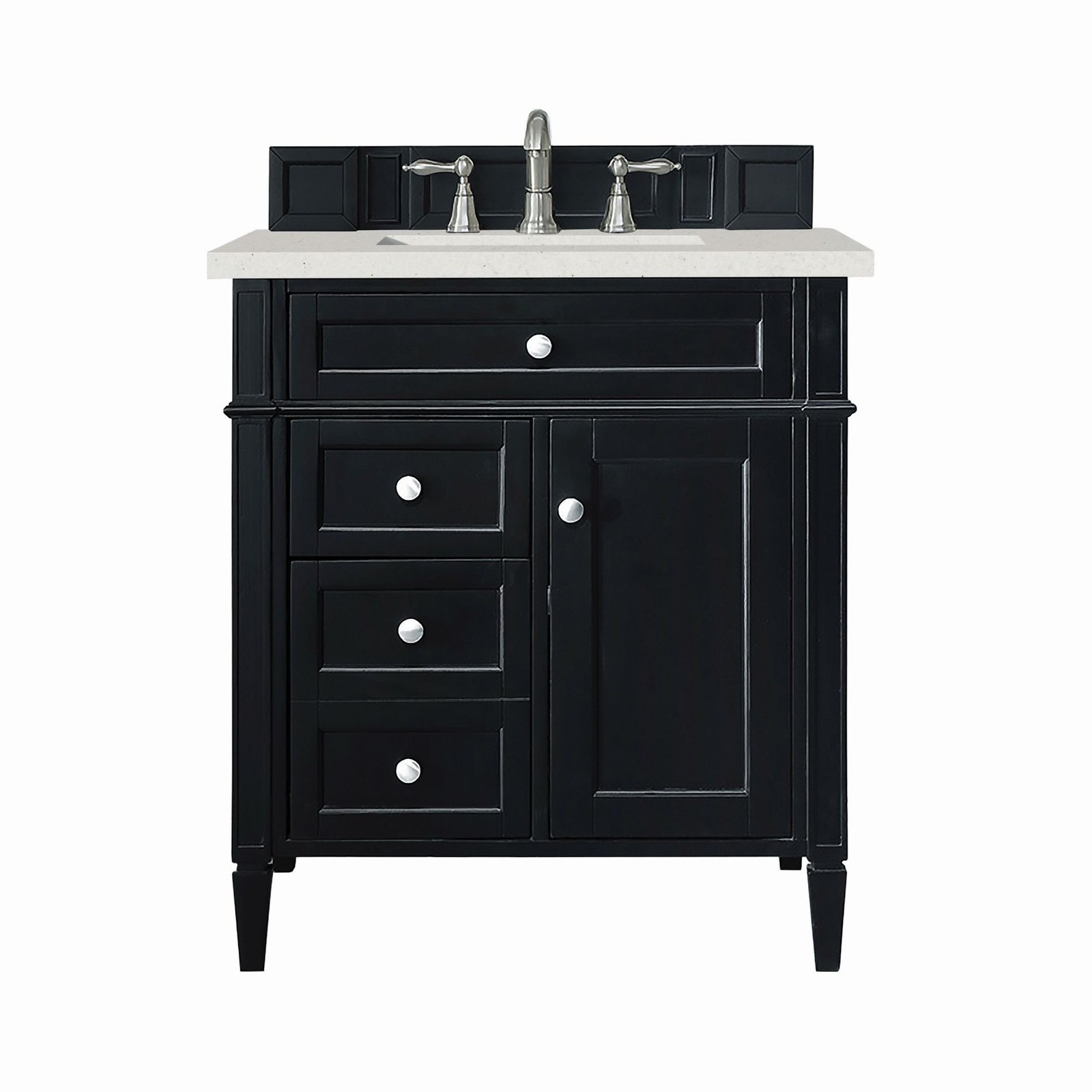 James Martin Vanities 650-V30-3LDL Brittany 30″ Single Basin – Black
