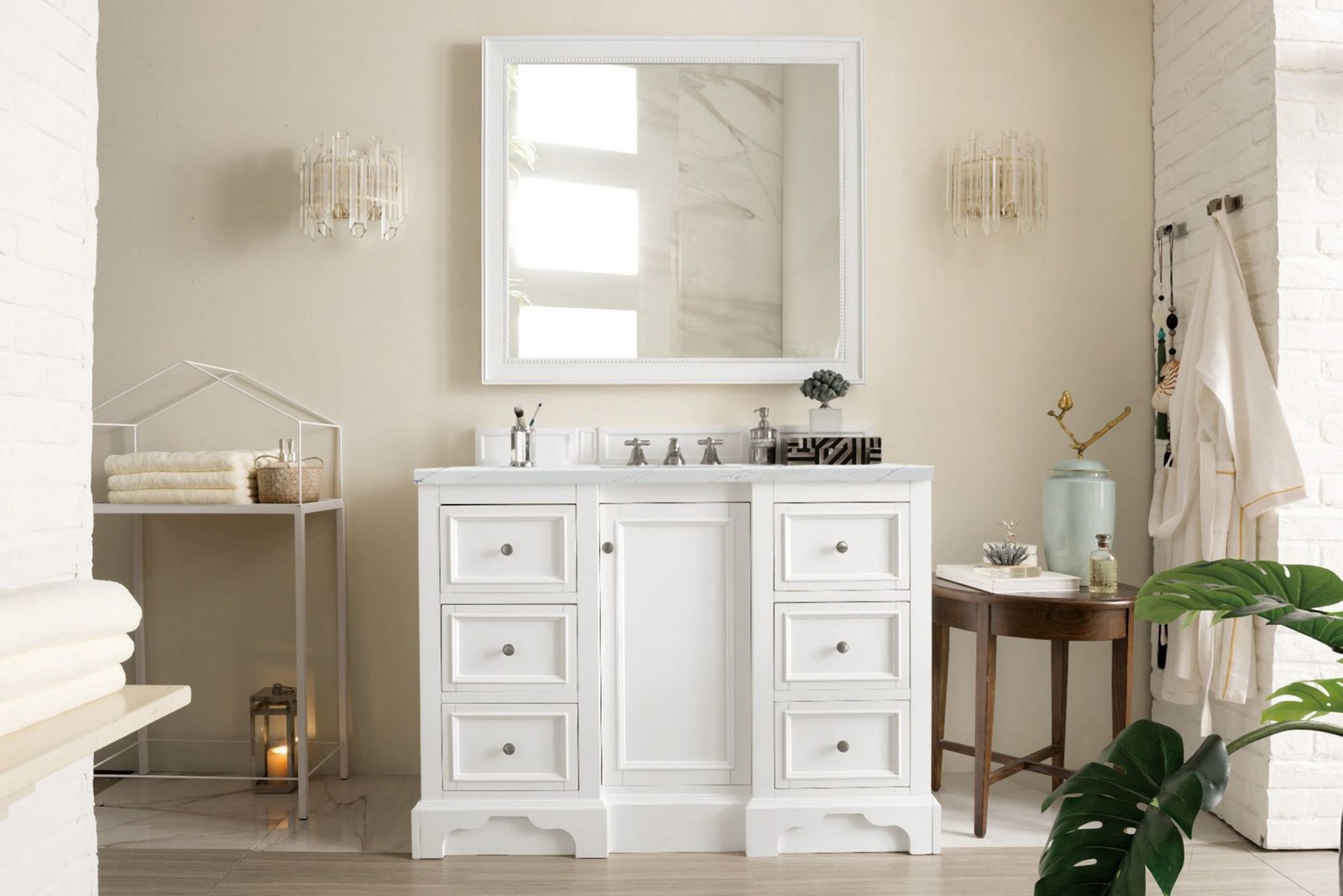James Martin Vanities 825-V48-3ENC De Soto 48″ – White