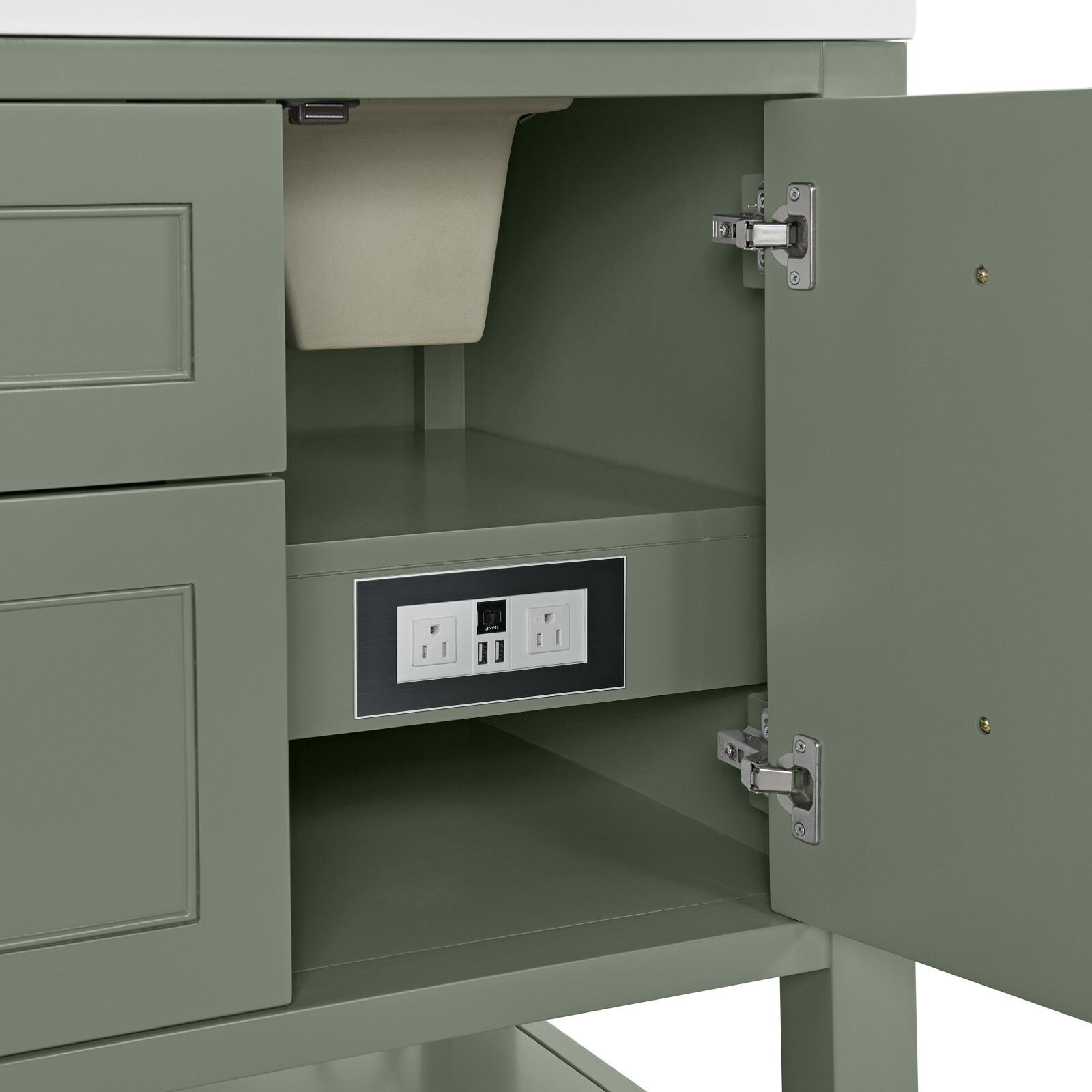60in James Martin Breckenridge 330-V60S-SC Single Vanity, Smokey Celadon