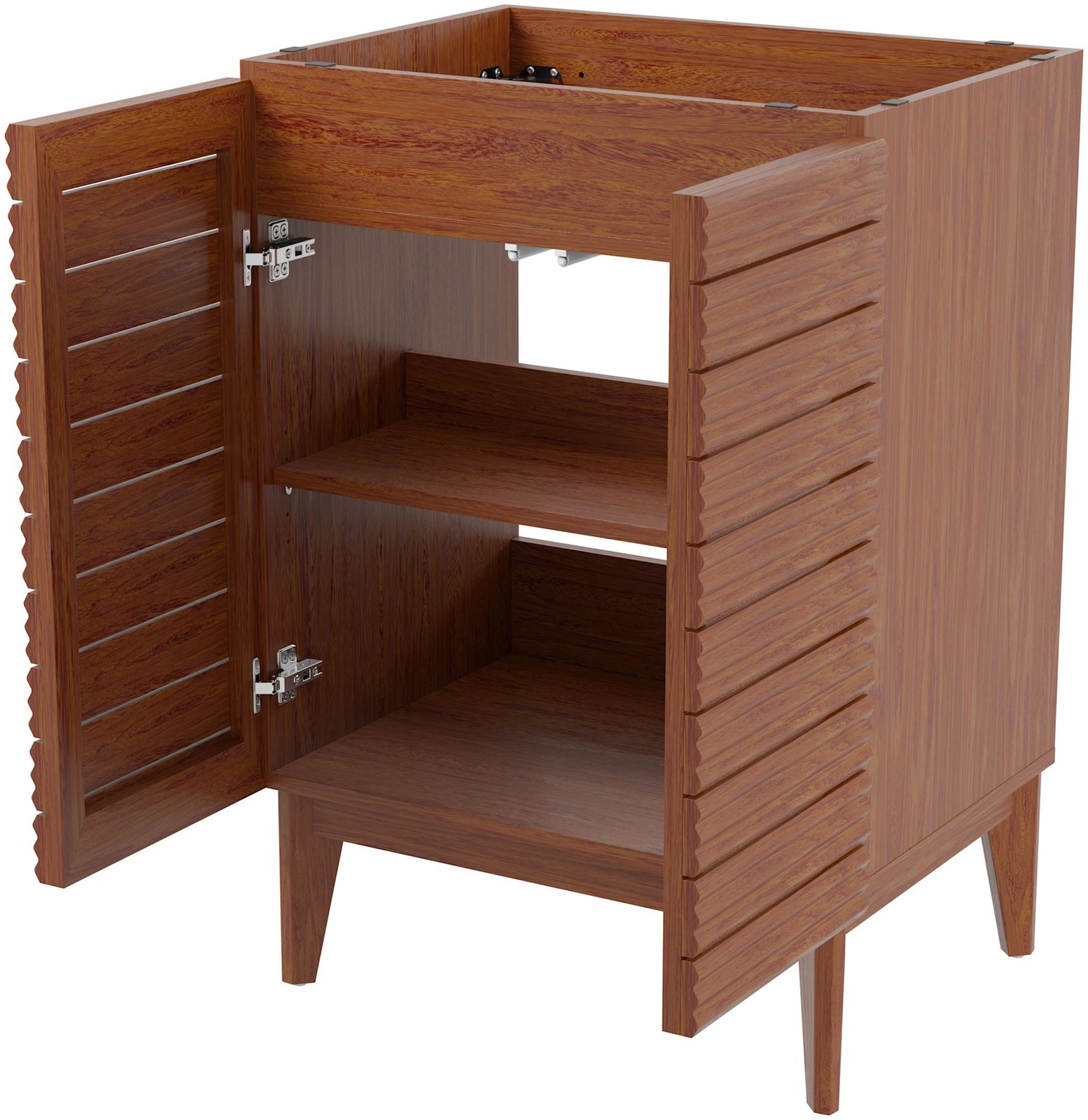 JONATHAN Y Lighting VAN1005 Calandre 24″ Single – Wood