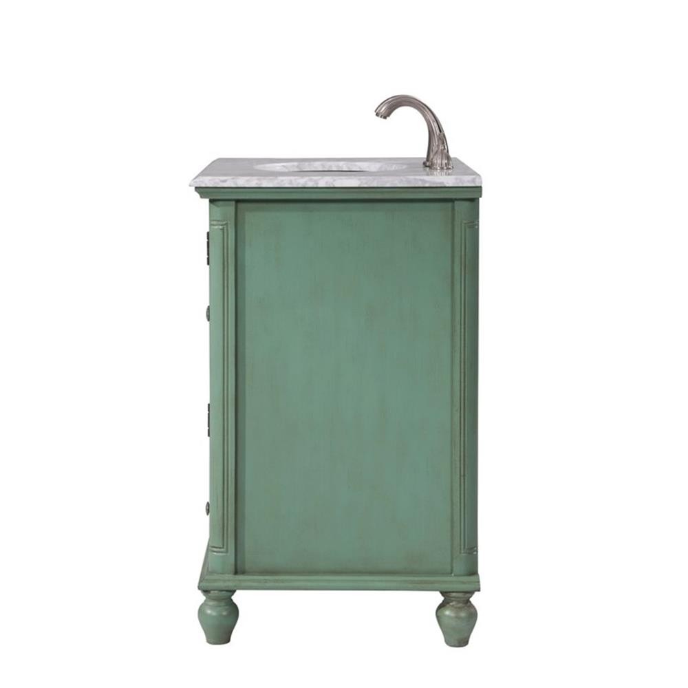 Elegant Decor Rhodes 30″ Wood Single Bathroom Vanity in Vintage Mint Green
