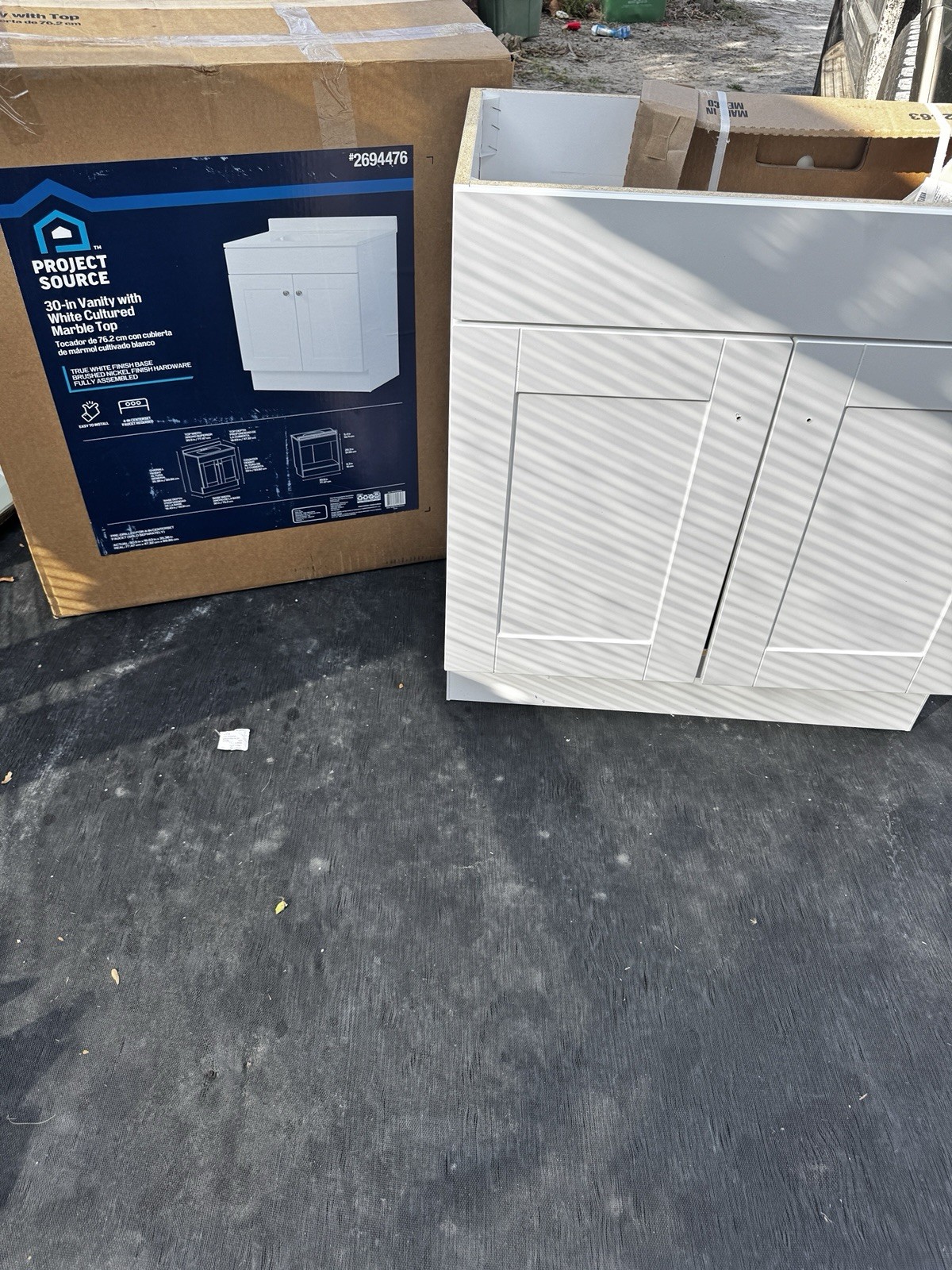 Project Source 30-in Bathroom Vanity