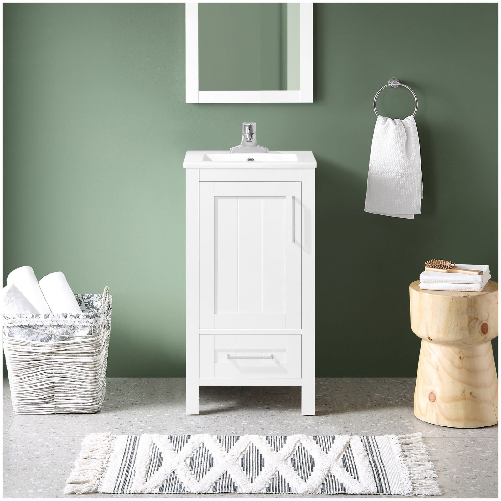 Ove Decors Kansas 18 Kansas 18″ – White