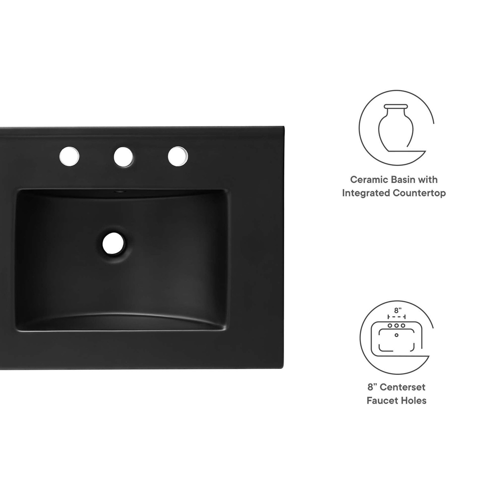 Cayman 48″ Double Basin Bathroom Sink