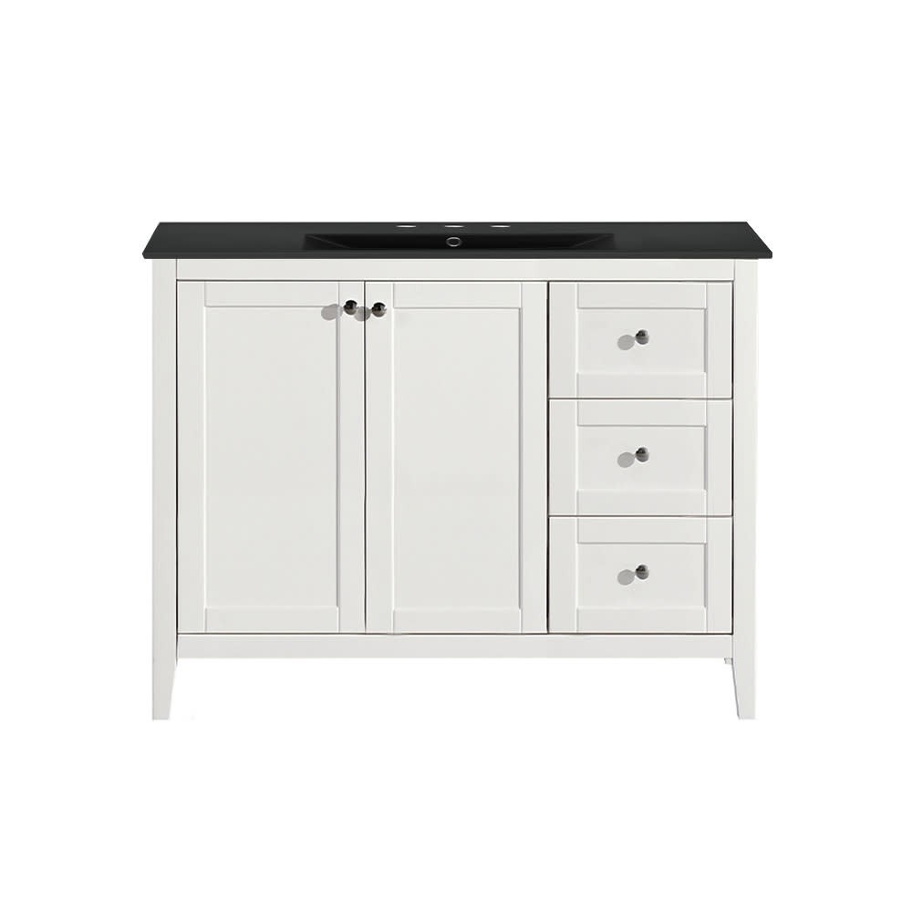 Swiss Madison SM-BV414-3MB Cannes 48″ – White / Matte Black
