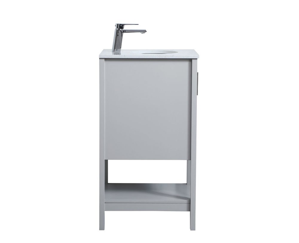 Elegant Lighting VF16018 Aubrey 18″ – Grey
