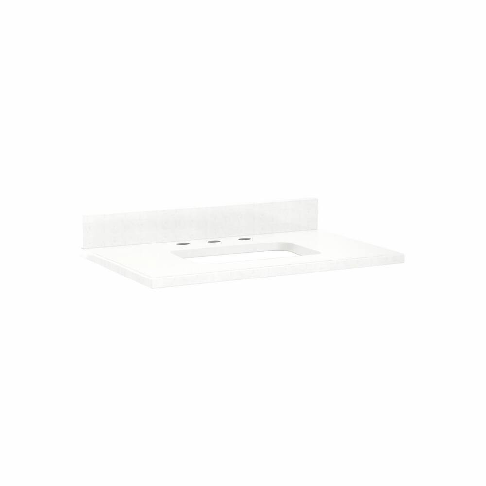 Signature Hardware BQ8330-U-31x22x3CM-8-RECT 31″ x 22″ x 3cm Quartz Vanity Top