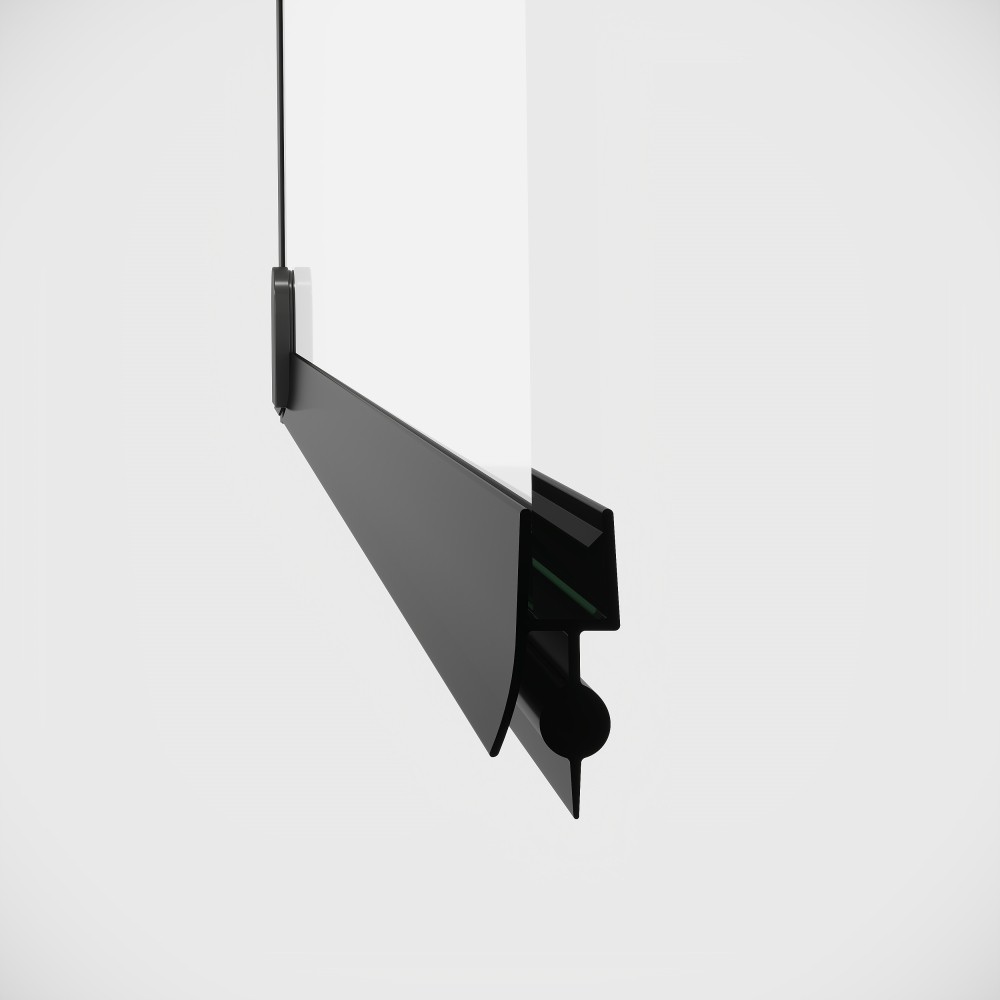 36x36x72″ Neo-Angle Frameless Corner Shower Door, 1/4″ Tempered Glass
