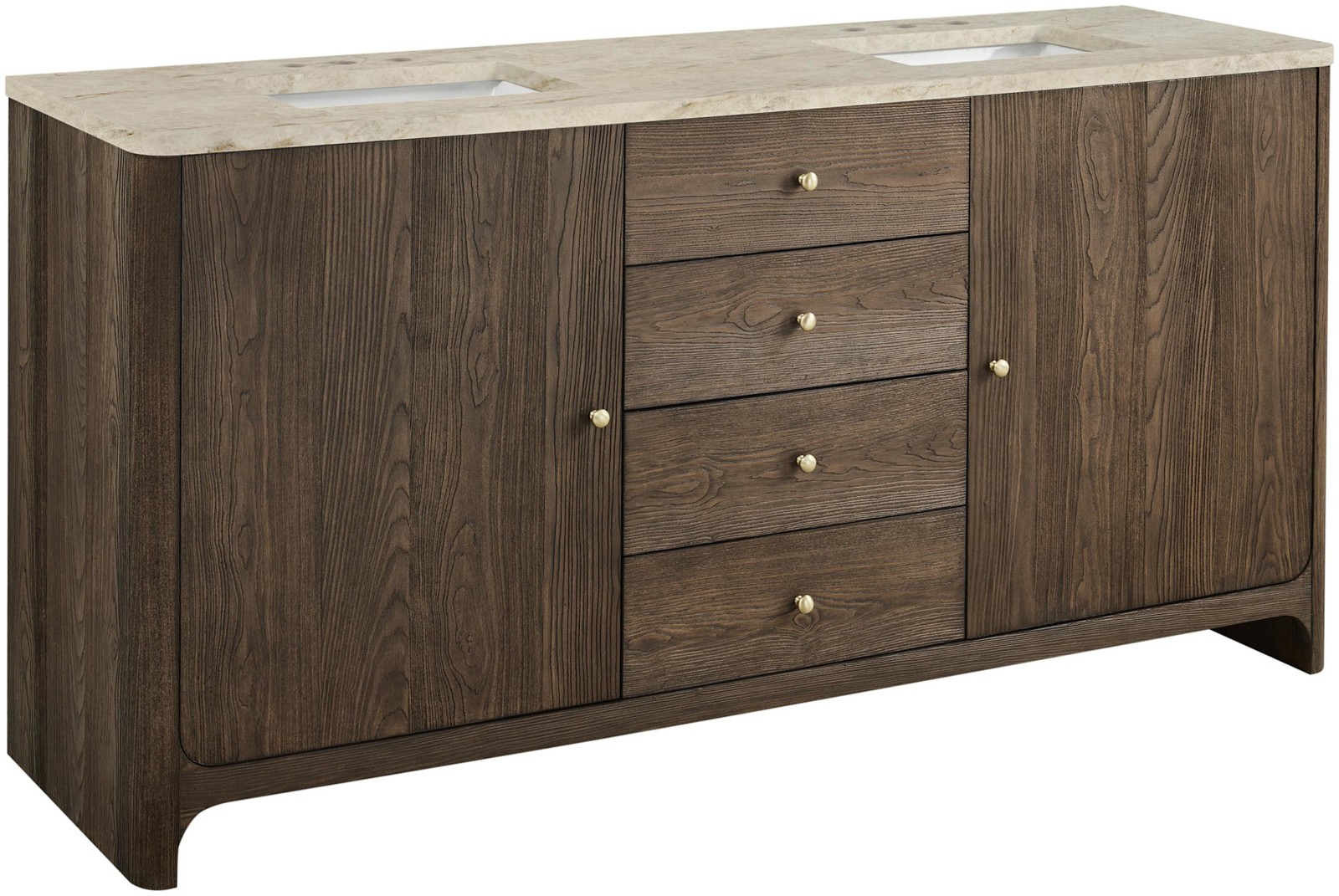 James Martin Vanities D125-V72-WTJR Gracyn 72″ – Coastal DriftWood