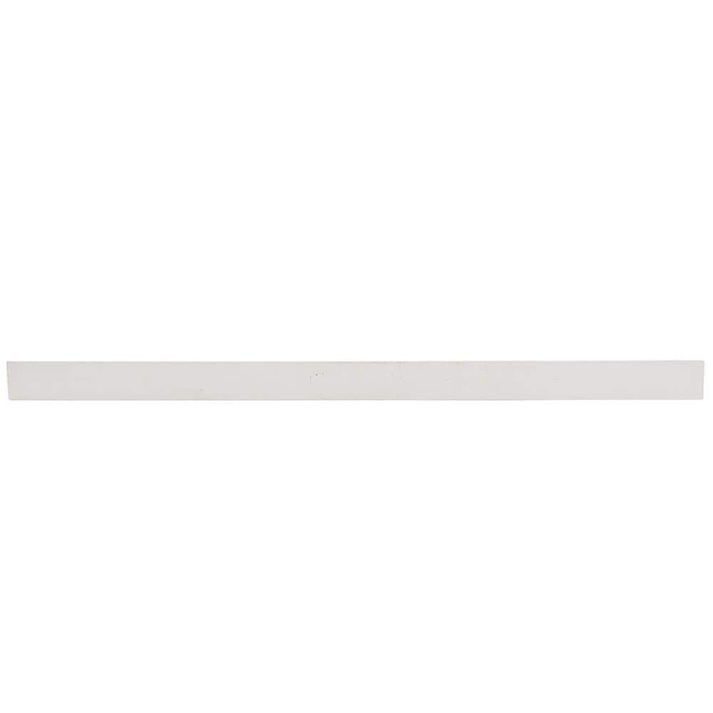 Home Decorators Collection 61 in. W Cultured Marble Vanity Backsplash White
